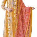 Women's Reyon Printed Unstitched Salwar Suit Material