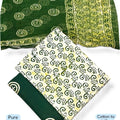 DRAVINAM Trends Unstitched Jaipuri Handmade Wax Batik Print Soft Cotton Dress Material with Chiffon Dupatta