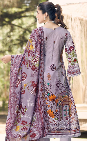 DRAVINAM Trends Women's Unstitched Salwar Suit Dress Material - Cotton Digital Printed Organza Embroidered Kameez II Unstitch Bottoms II Cotton Dupatta