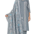 DRAVINAM Trends Women's Unstitched Salwar Suit Dress Material - Cotton Digital Printed Organza Embroidered Kameez II Unstitch Bottoms II Cotton Dupatta