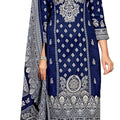 DRAVINAM Trends Women's Unstitched Winter Wear Digital Printed Heavy Woolen Pashmina Salwar Suit Dress Material with Printed Shawl Dupatta