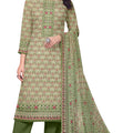 DRAVINAM Trends Women's Unstitched Winter Wear Kaani Printed Heavy Woolen Pashmina Salwar Suit Dress Material with Printed Shawl Dupatta