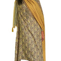 DRAVINAM Trends Women's Pure Pashmina wool Digital Print Fancy Embroidery Work Warm Salwar Kameez Dress Material with Pure Woollen Pashmina Printed Woven Shawl Dupatta (Brown)