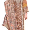 DRAVINAM Trends Women's Unstitched Premium Cotton Embroidered Suit Material with Cotton Malmal Soft Dupatta