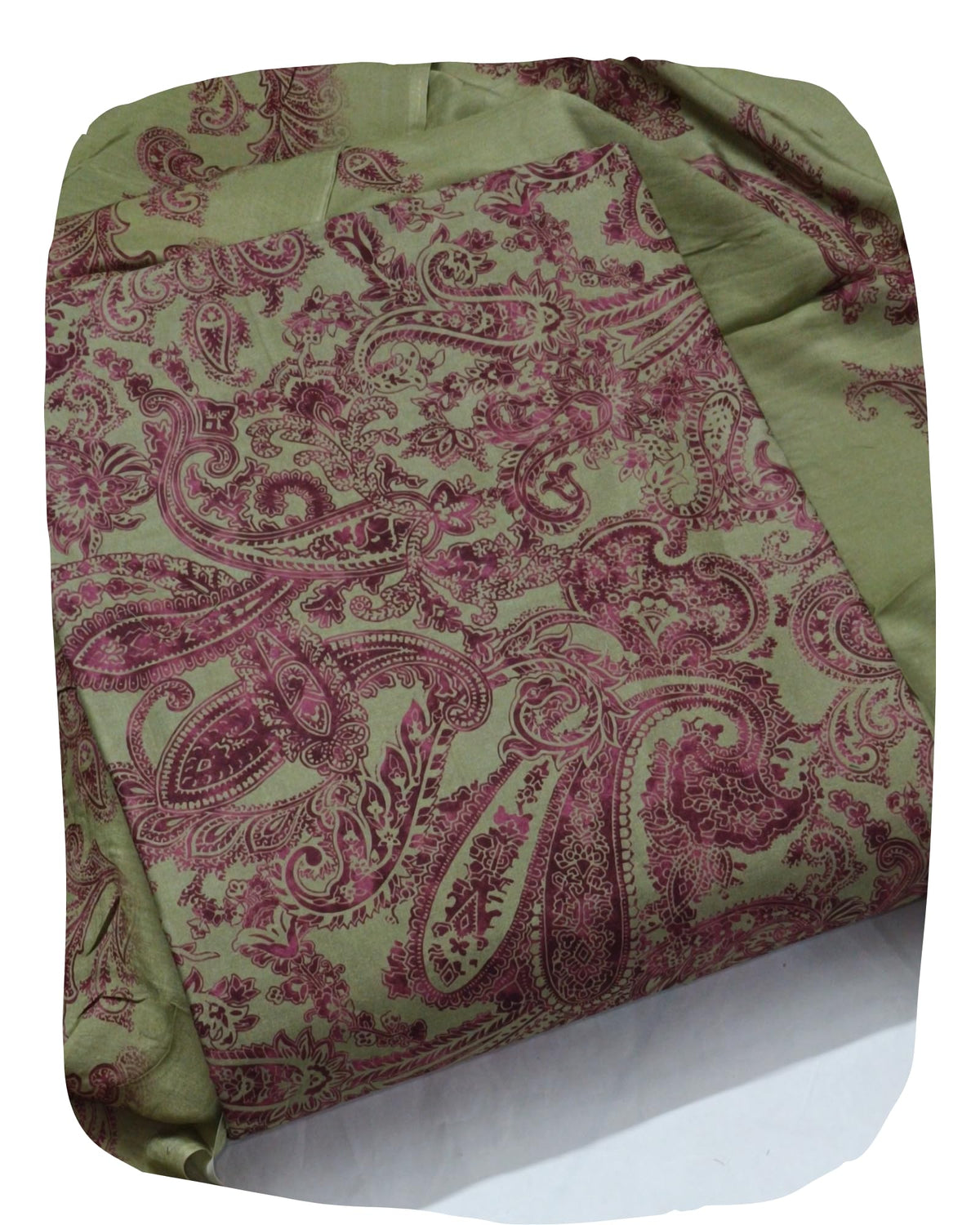 DRAVINAM Trends Women's Unstitched Livia Cotton Salwar Suit Dress Material with Muslin Dupatta | Teal & Beige Paisley Print | All over Print