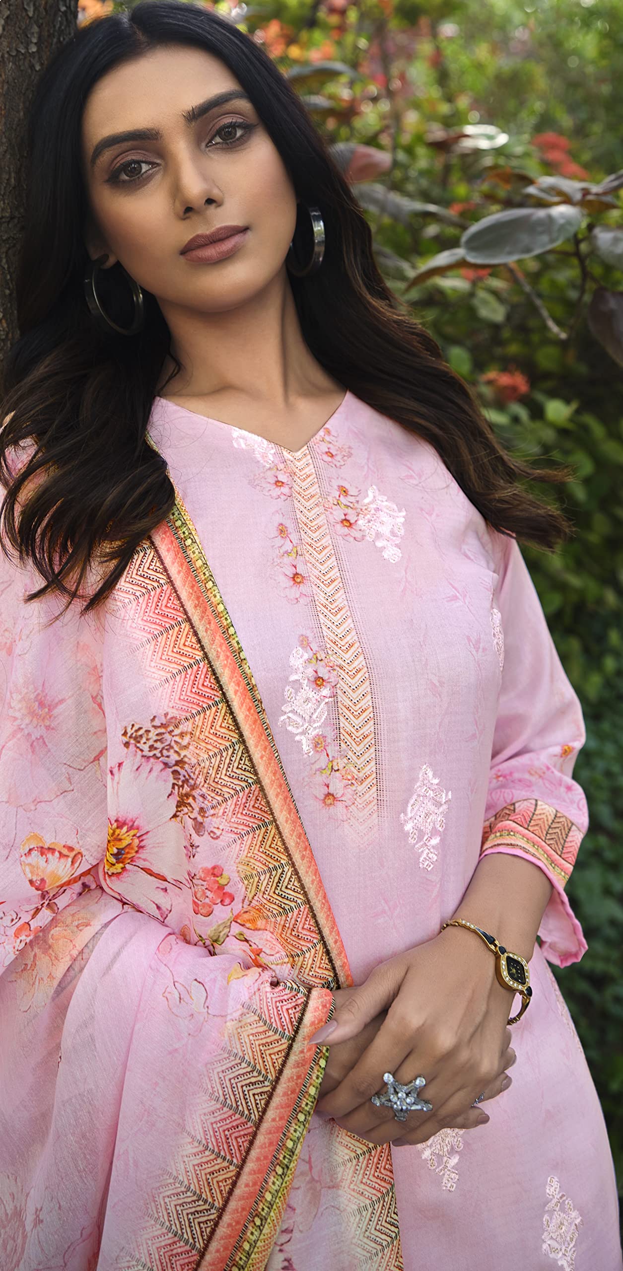 DRAVINAM Trends Cotton Printed Kurta Set