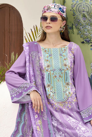 DRAVINAM Trends Unstitched Pakistani Embroidered Pure Rayon Salwar Suit Dress Materials with Cotton Dupatta