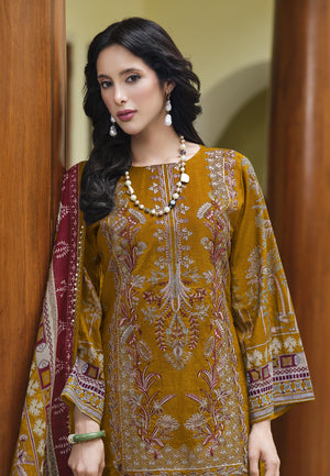 DRAVINAM Trends Women's Unstitched Cotton Salwar Suit Dress Material - Pure Cotton Heavy Embroidered Kameez II Unstitch Bottoms II Mal Mal Dupatta