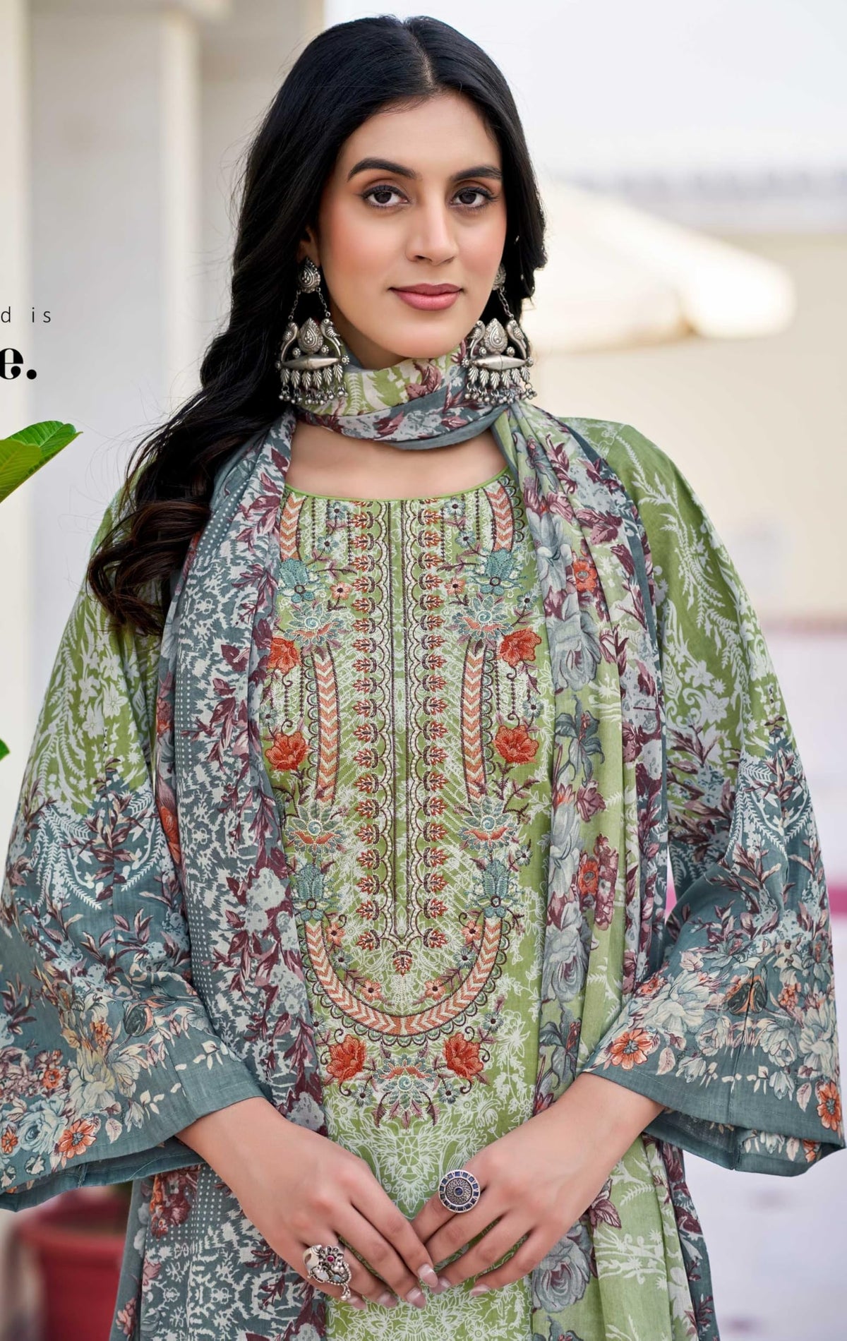 DRAVINAM Trends Kurti 2.50 mtrs, PURE COTTON DYED (2.7 m),PURE LAWN MULMUL DIGITAL PRINT VOIL DUP (2.25|Black