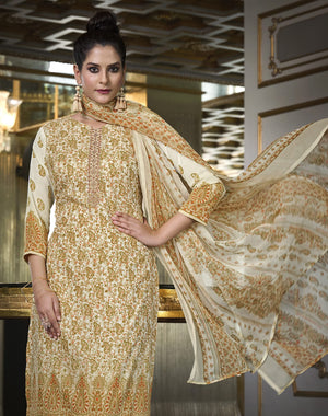DRAVINAM Trends Women Suit Set (Unstitched)