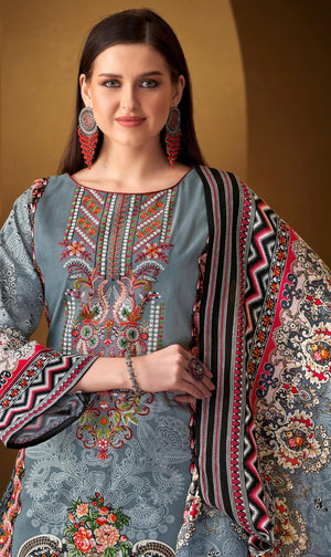 DRAVINAM Trends Women's Unstitched Dress Material