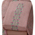 DRAVINAM Trends Women's Premium Pure Linen Floral Printed Unstitched Salwar Suit Dress Material with Dupatta