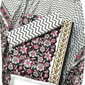 DRAVINAM Trends Unstitched Jaipuri Handmade Traditional Kalamkari Print Soft Cotton Dress Material with Cotton Dupatta