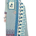 DRAVINAM Trends Pashmina Spun Digital Style Printed Unstitched Salwar Suit for Women with Siroski Work and Twill Printed Shawl Dupatta