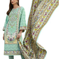 DRAVINAM Trends Unstitched Pakistani Print Embroidered Cotton Salwar Suit Dress Materials with Cotton Dupatta