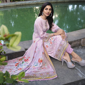 DRAVINAM Trends Cotton Printed Kurta Set