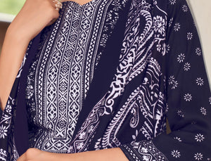 DRAVINAM Trends Women's Unstitched Winter Wear Kashmiri Kani Printed Heavy Woolen Pashmina Salwar Suit Dress Material with Digital Printed Printed Shawl Dupatta