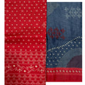 DRAVINAM Trends Women's UnstitchedFoil Jaipuri Print Woollen woven Pashmina Salwar Suit Dress Material with Pashmina Printed Shawl Dupatta (Free Size_Purple and Maroon)