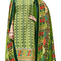 DRAVINAM Trends Women's Printed Woolen Pashmina Unstitch Salwar Suit Dress Material with Printed Woolen Warm Shawl Dupatta