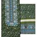 DRAVINAM Trends Women's Unstitched Kaani Pashmina Winter wear Dress Material Fabric for Salwar Suit with printed pashmina Kashmiri shawl dupatta